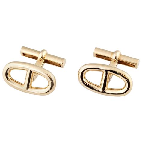 cufflink hermes|hermes cufflinks vintage.